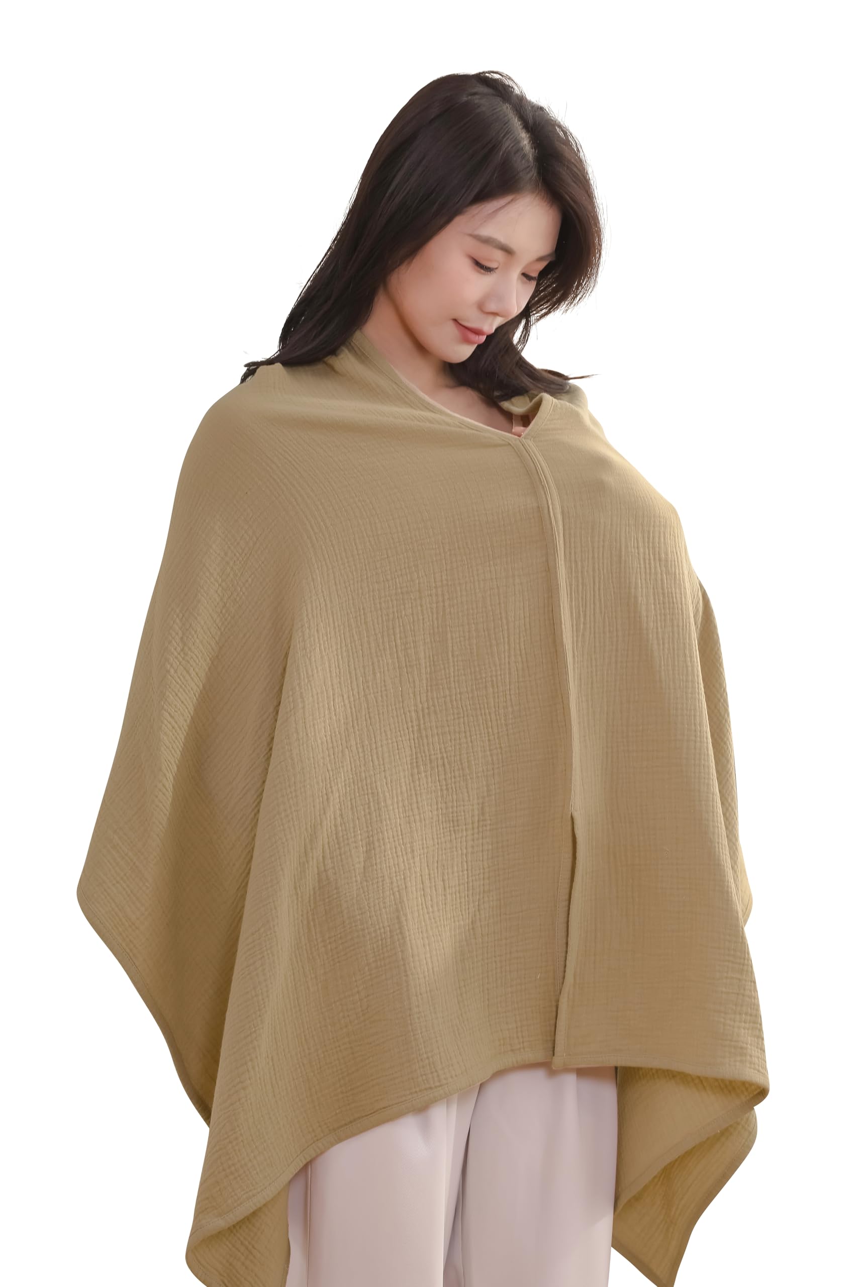 TADO MUSLIN shopping cart cover keeps baby clean and comfortable.