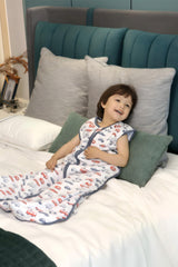 TADO MUSLIN sleep sack 2-4T roomy fit supports growing toddlers at night