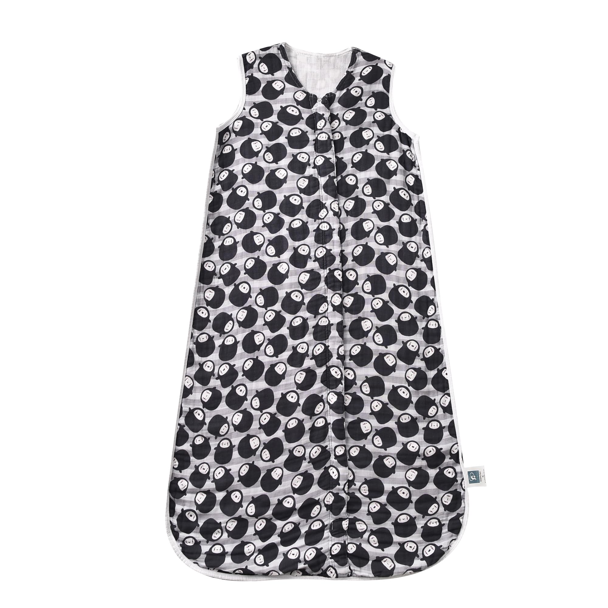 TADO MUSLIN sleep sack sleeveless design shows breathable comfort for growing toddlers.
