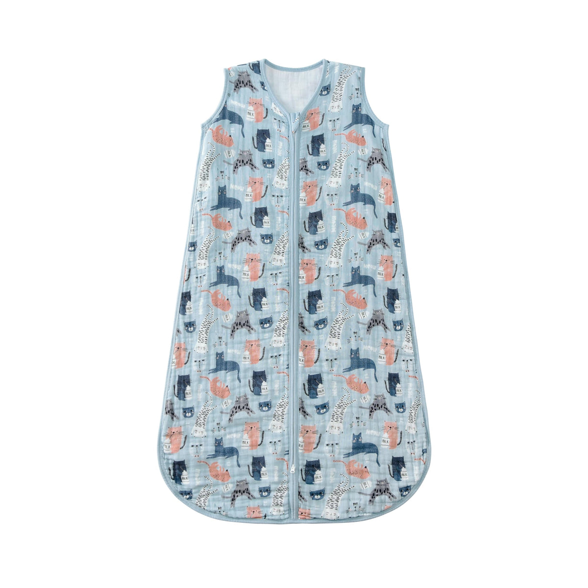 TADO MUSLIN sleep sack front view shows 0.5 TOG warmth and breathable comfort