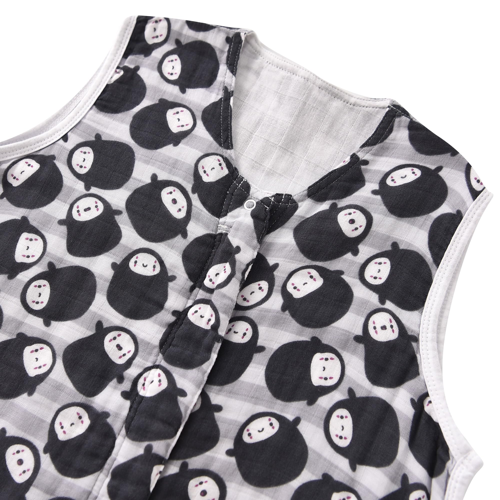 TADO MUSLIN sleep sack OEKO-TEX certification badge communicates material safety and trust.