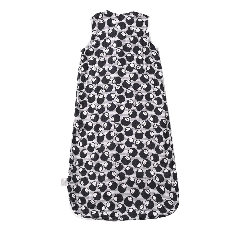 TADO MUSLIN sleep sack organic cotton muslin close-up highlights soft gentle touch for tender skin.