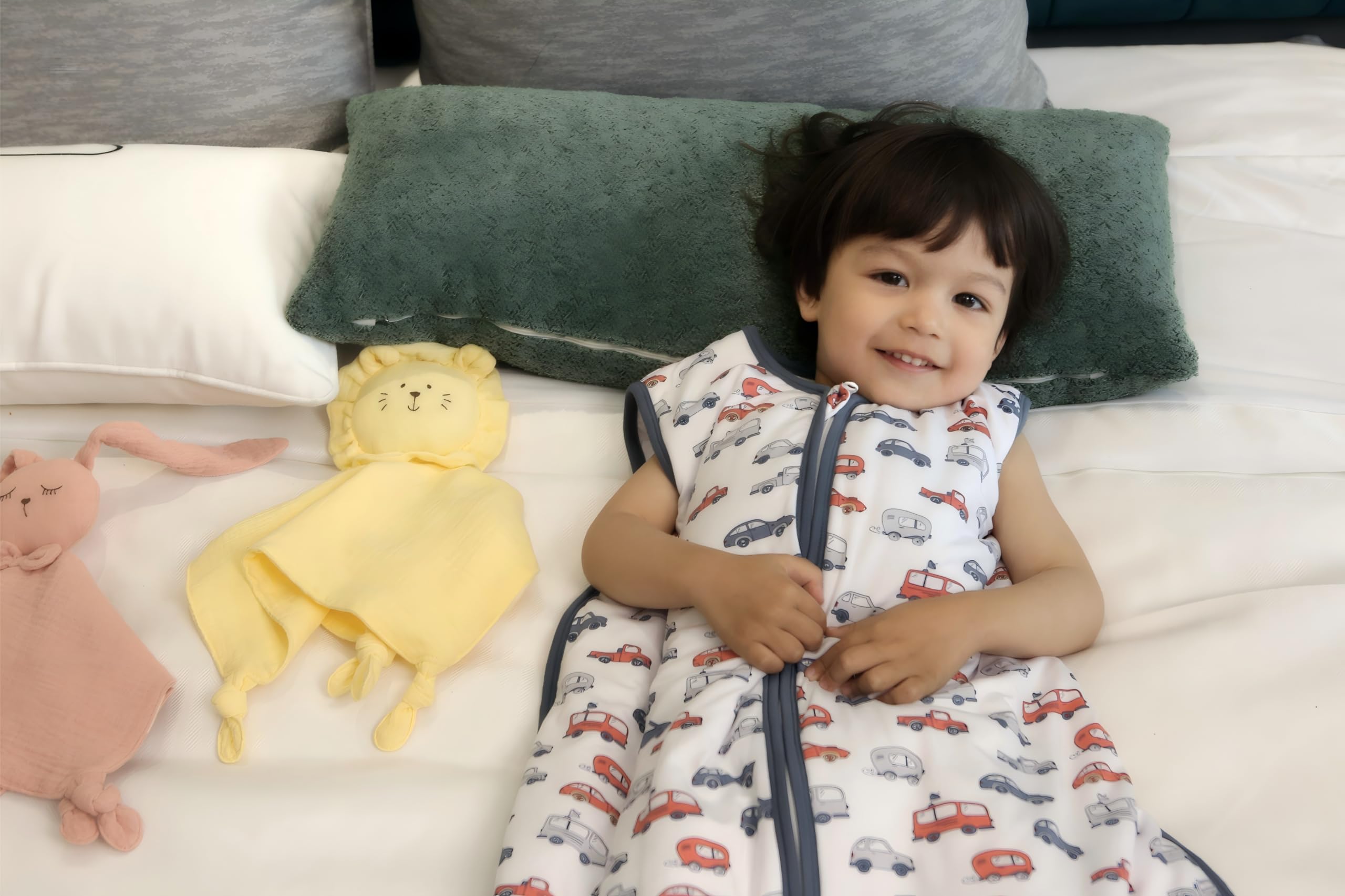 TADO MUSLIN sleep sack sleeveless design allows free arm movement