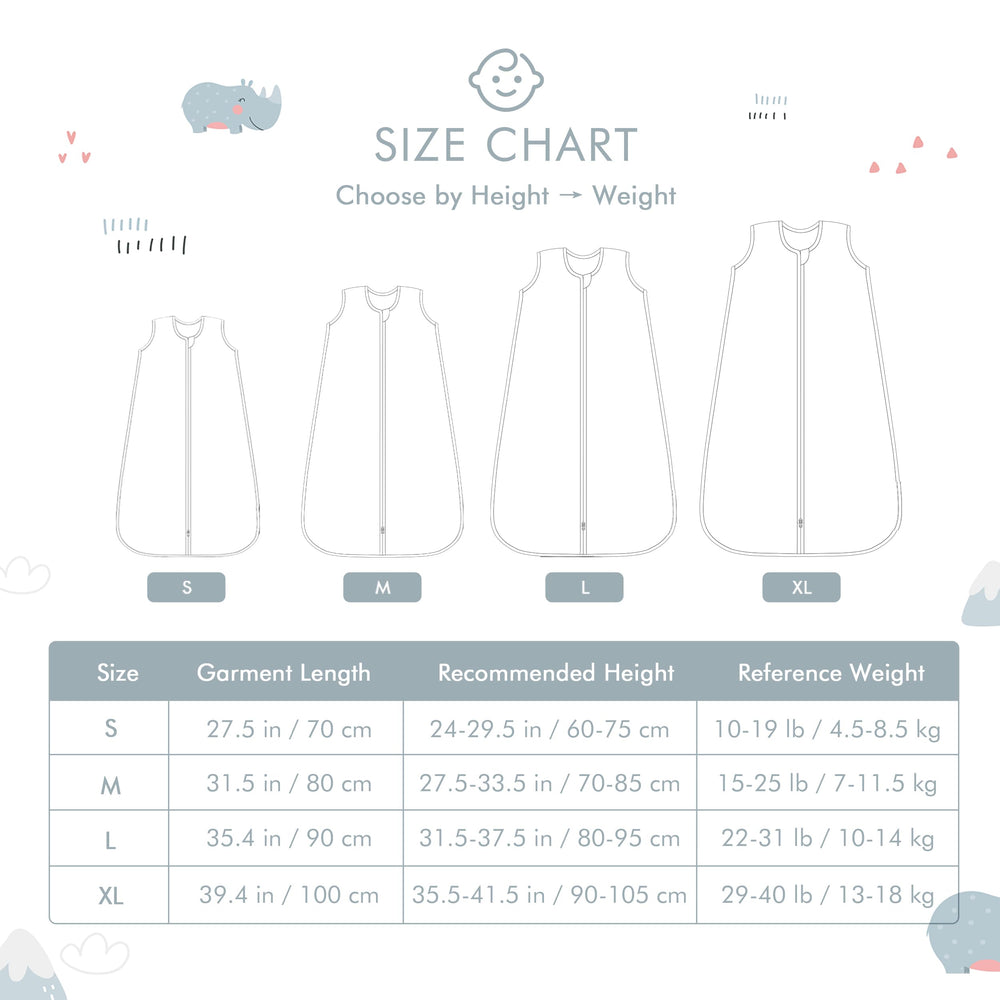 TADO MUSLIN sleep sack sleeveless-design helps prevent overheating during sleep.