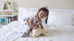 TADO MUSLIN sleeveless design helps prevent overheating during sleep.