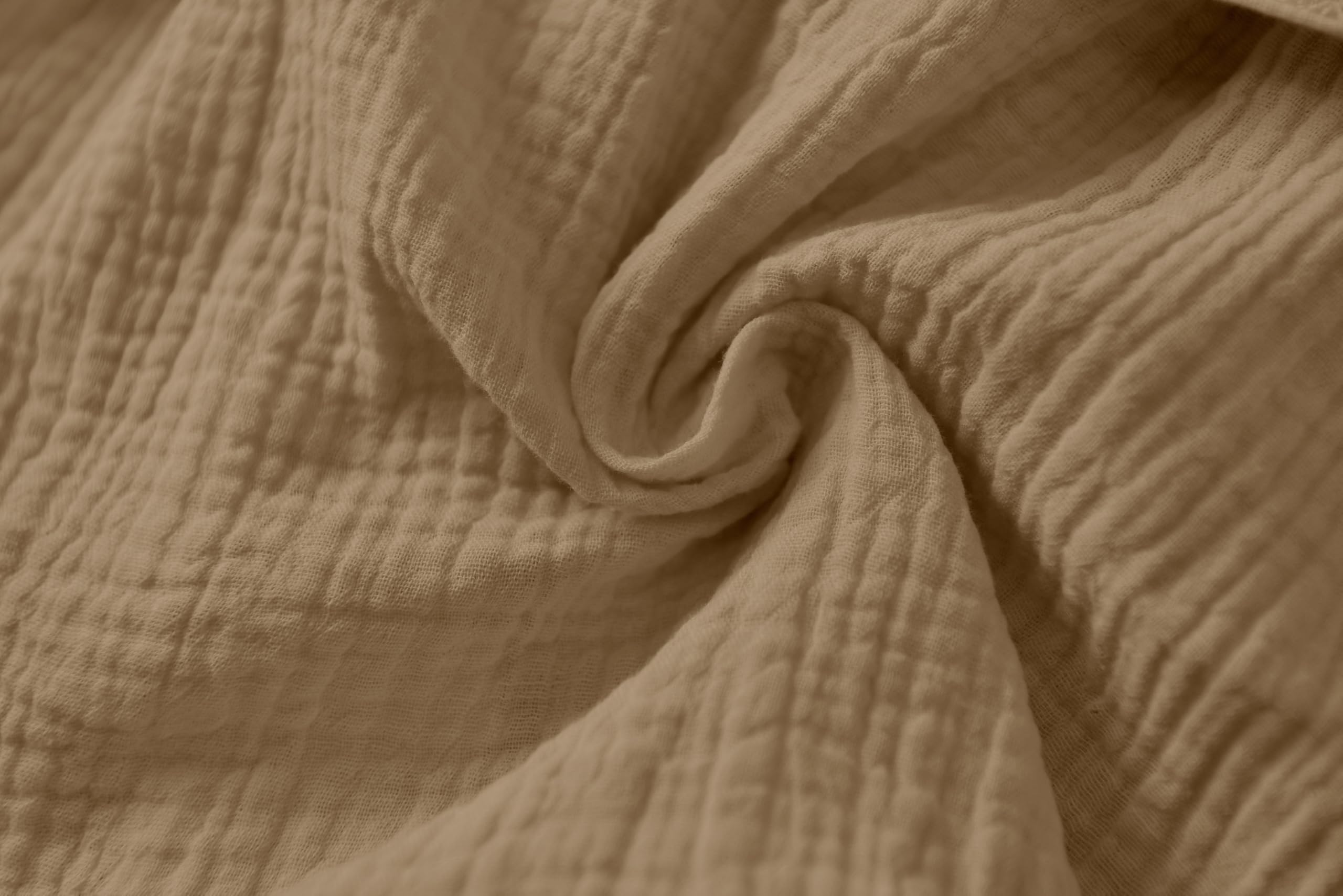 TADO MUSLIN toddler bathrobe color swatch shows available hues for personalized style