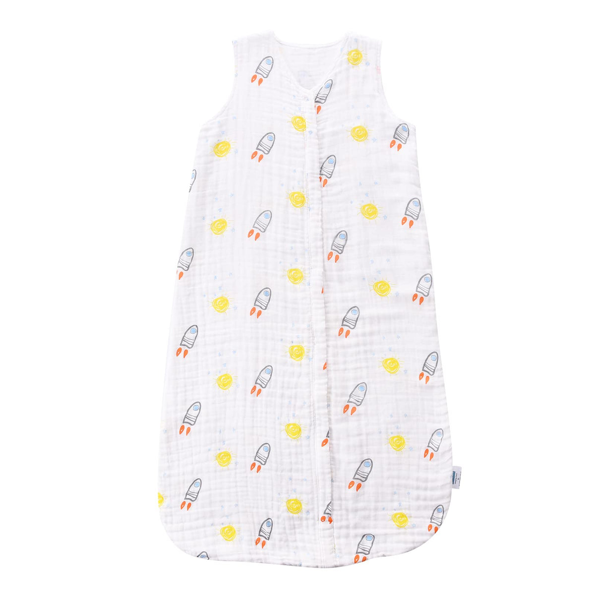 TADO MUSLIN Toddler Sleep Sack front view shows breathable 0.5 TOG comfort for warm nights