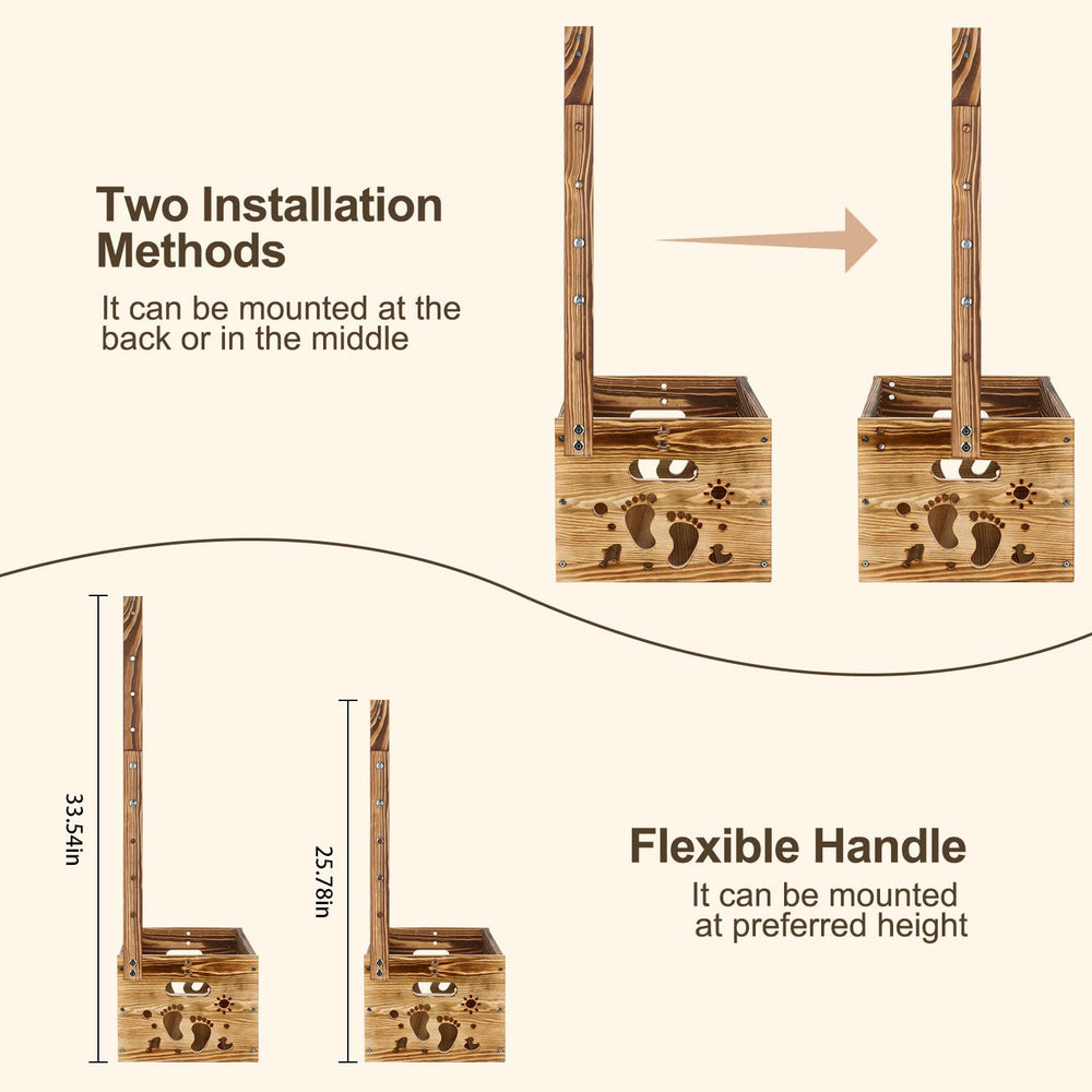TAEYONK DIY welcome box handle emphasizes portable storage for gifts and on-the-go nursery setup.