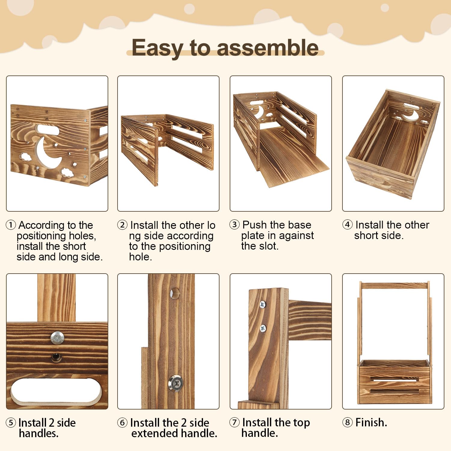TAEYONK nursery organizer photo emphasizes multipurpose use as storage or decorative display