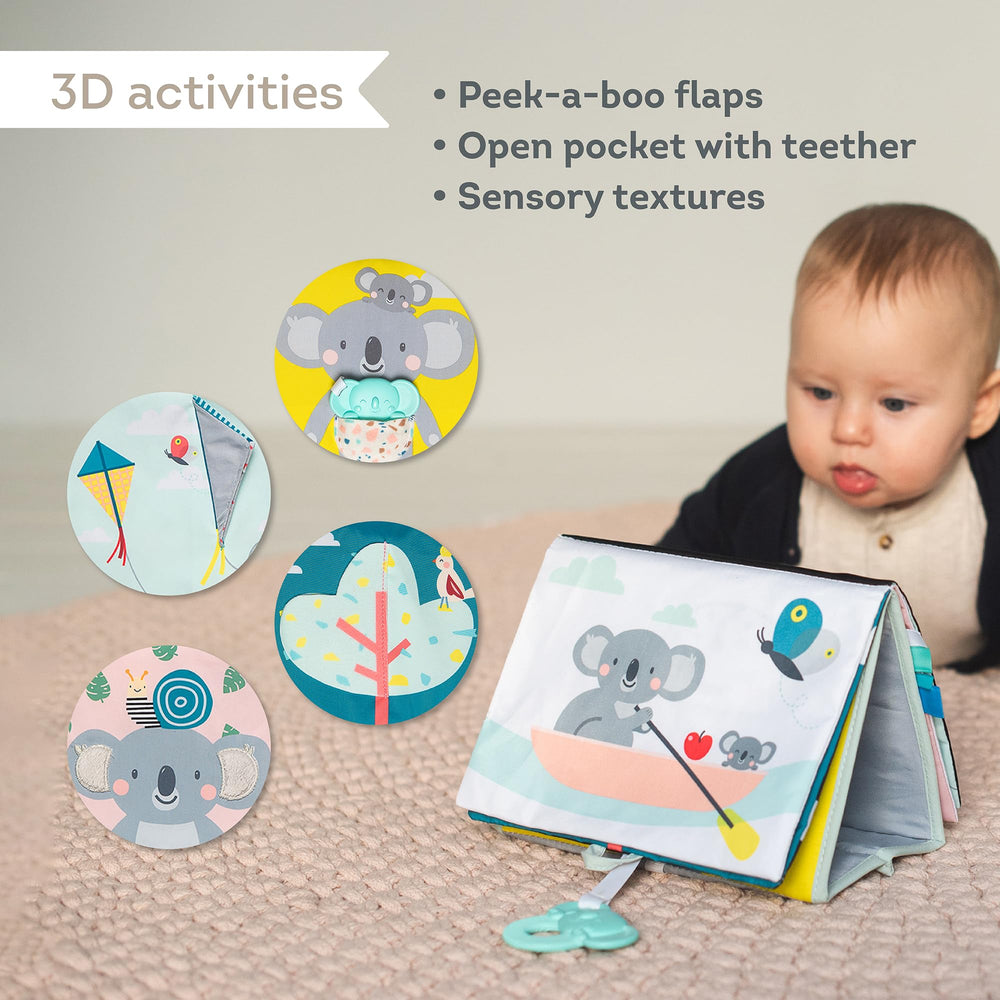 Taf Toys crinkle textures deliver engaging sensory feedback for babies.