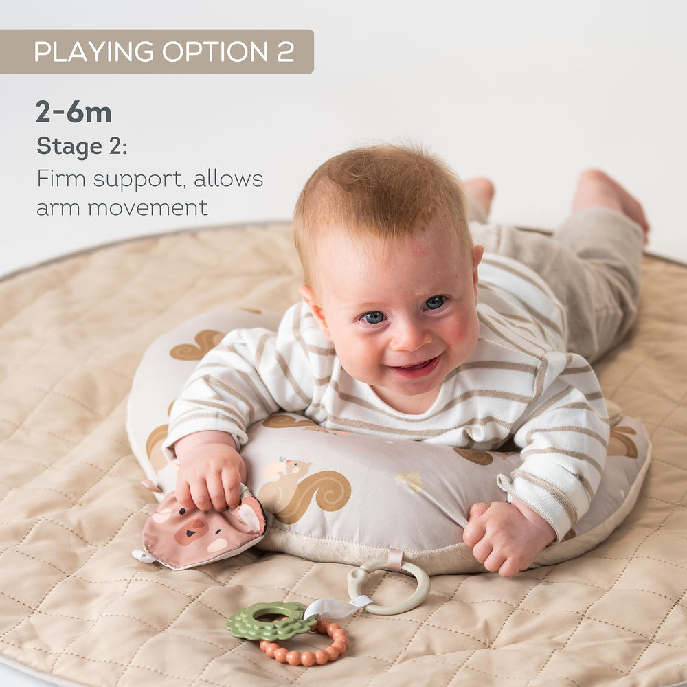 Taf Toys high-contrast colors and textures promote visual focus and sensory engagement