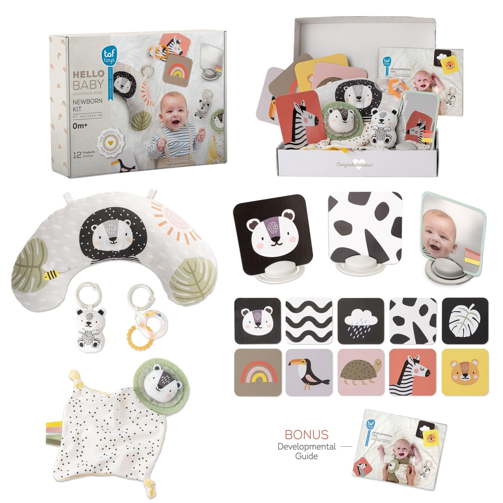 TAF TOYS newborn toy variety pack—affordable starter set for early exploration.