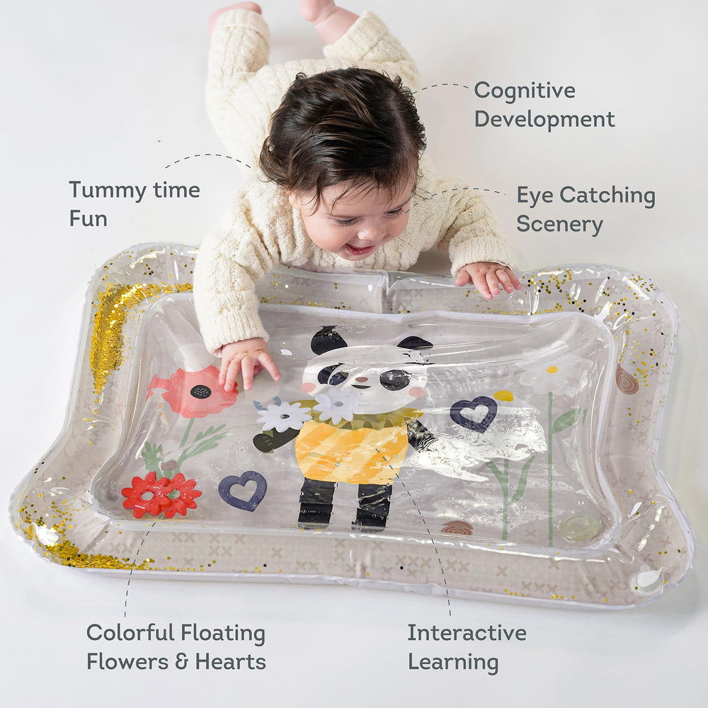 Taf Toys Panda Bloom Water Mat easy wipe-clean for quick cleanup