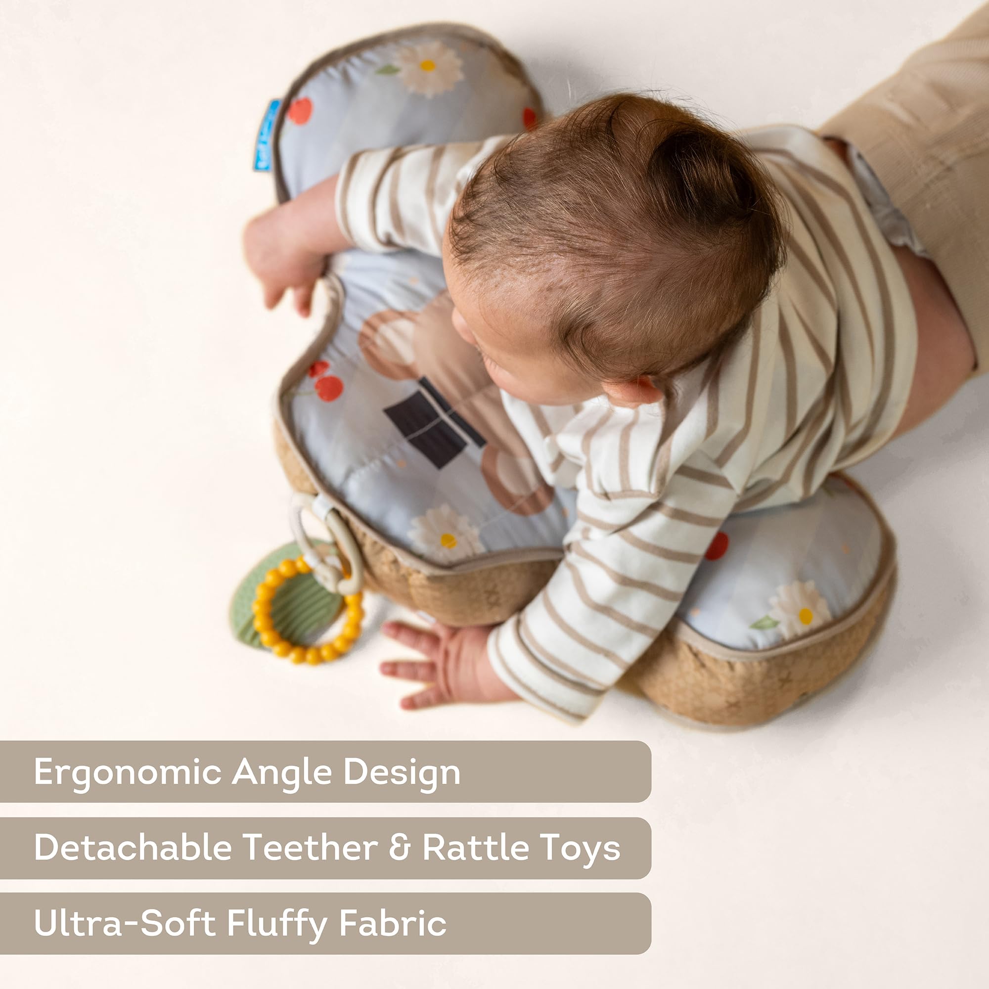 Taf Toys portable-tummy-time-soft-foam keeps cushions comfy for daily play