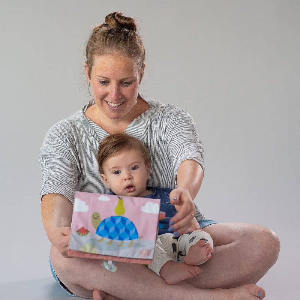 Savannah baby-safe mirror close-up reinforcing safe play during tummy time