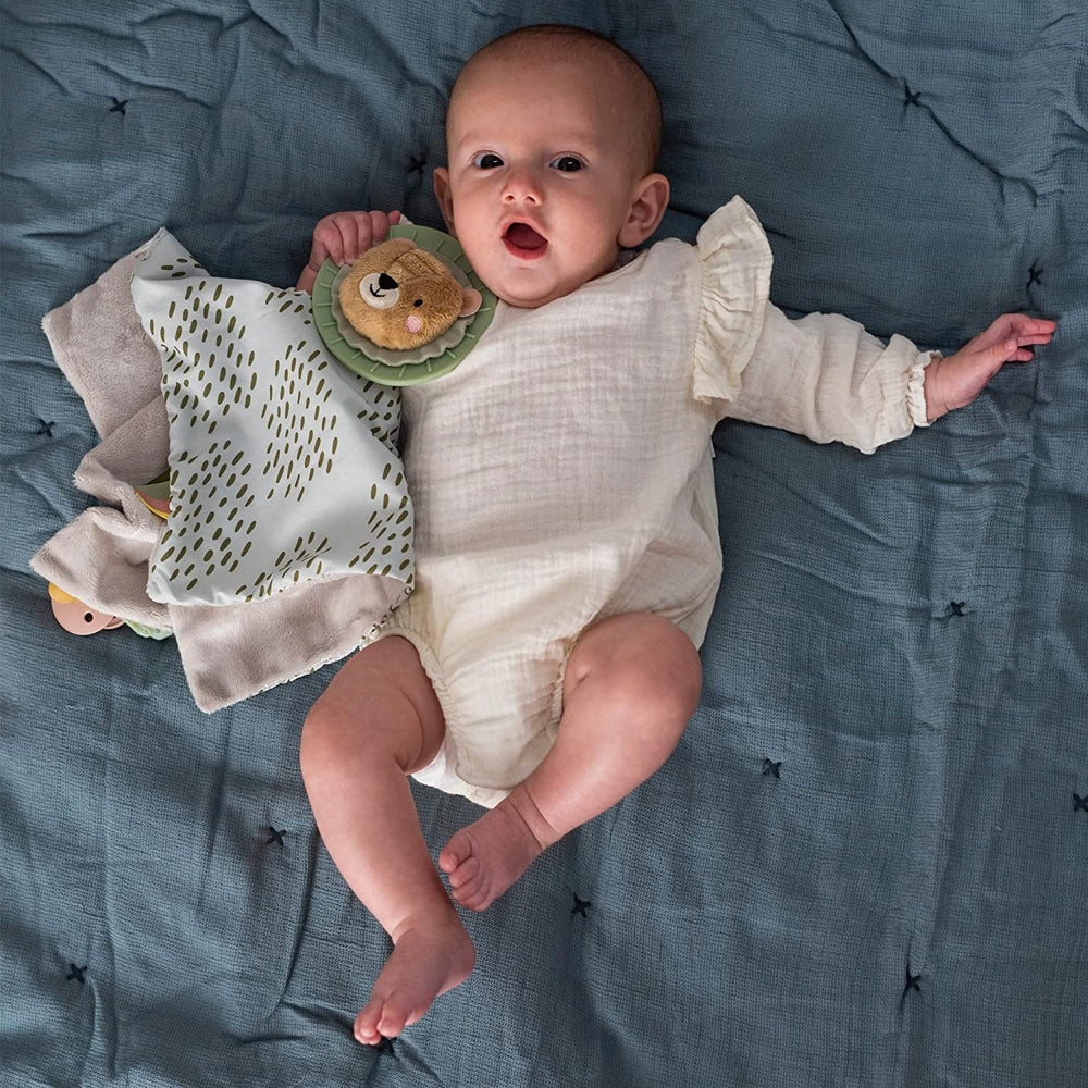 Harry the lion head centerpiece provides a familiar friend for baby cuddles