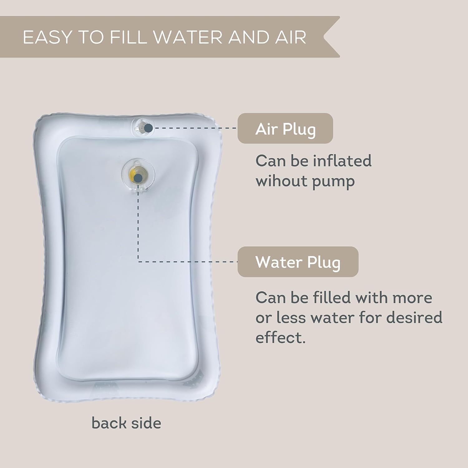 Taf Toys Water Mat BPA-free design supports safe, gentle baby play.