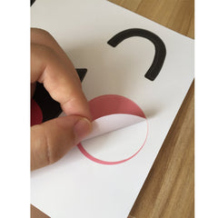 TAFLY maternity stickers applied on baby bump for growth documentation and cute photos.