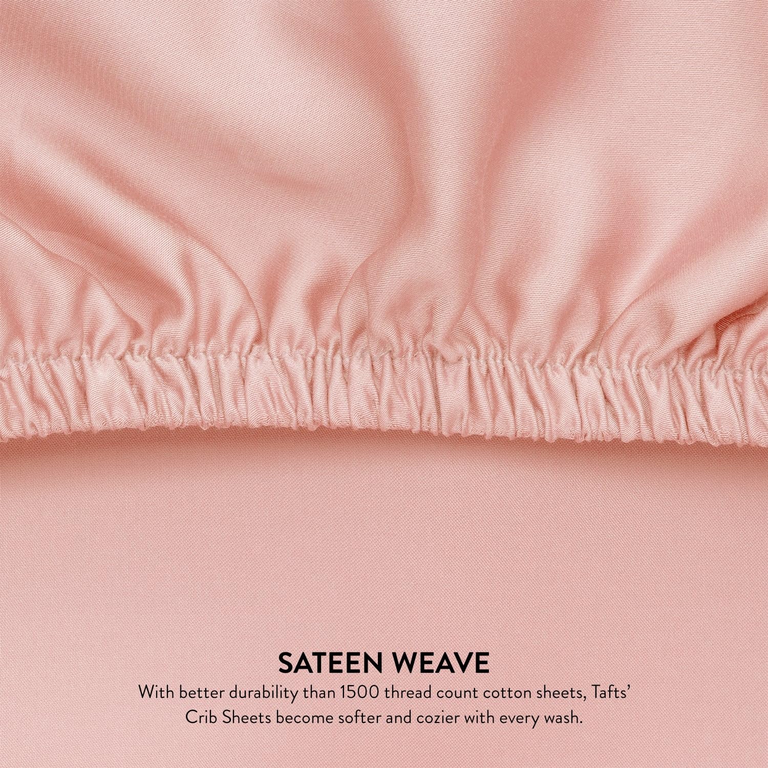 Tafts cooling, moisture-wicking fabric helps keep the crib comfortable.