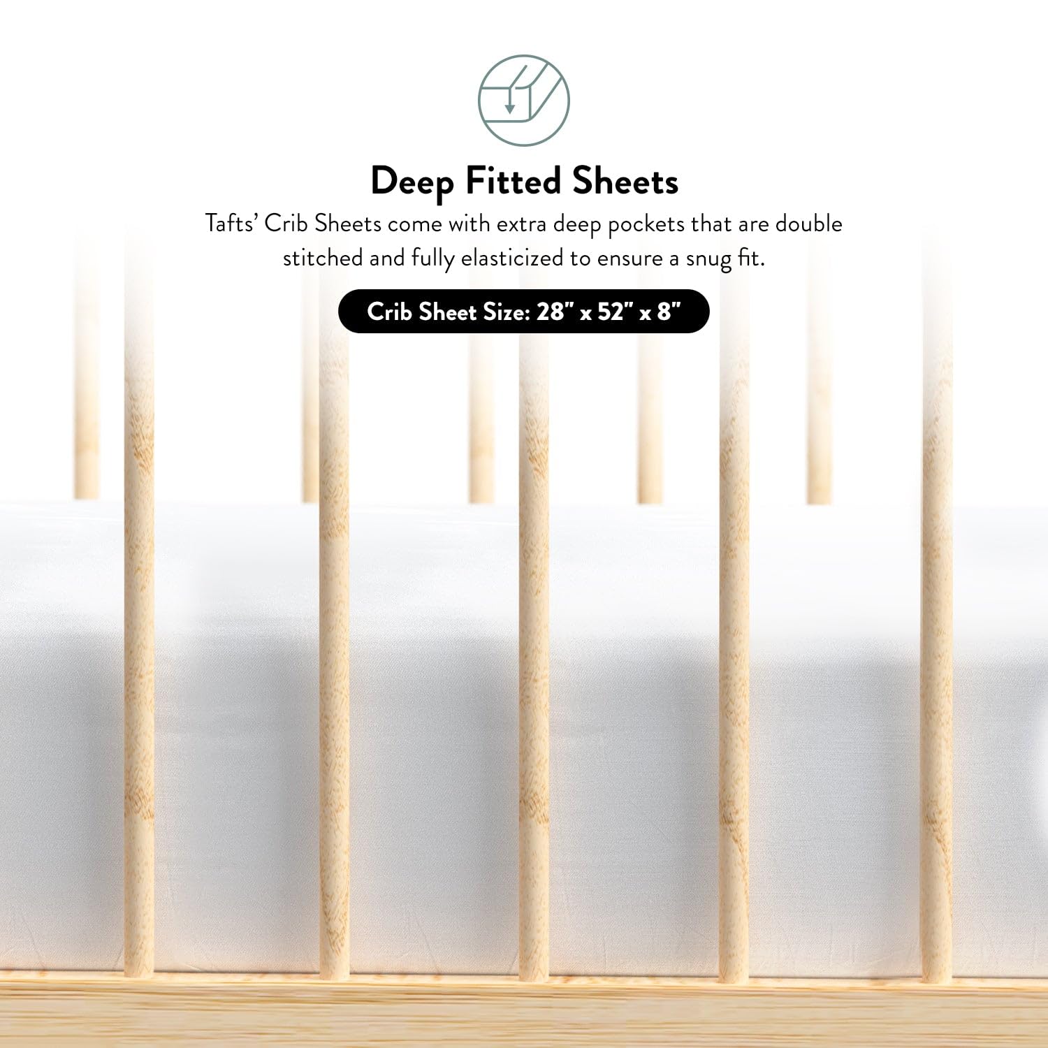 Tafts crib sheets OEKO-TEX safety certification label