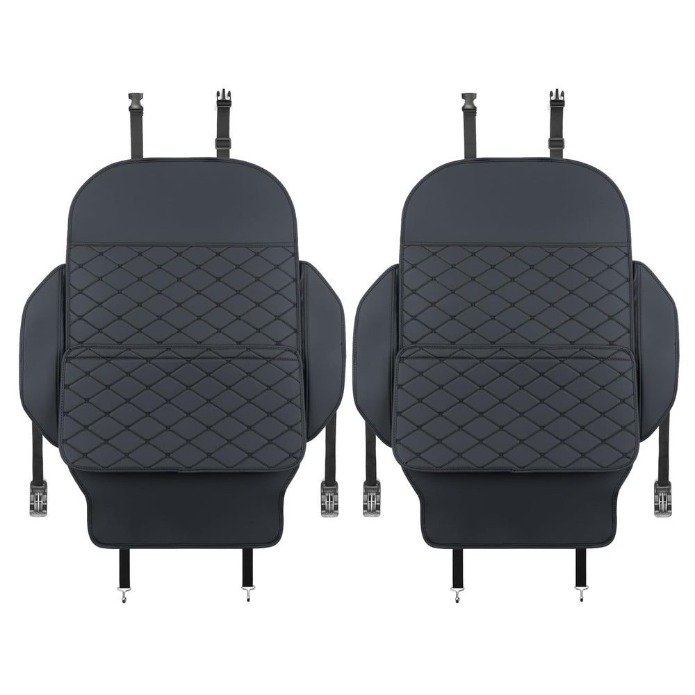 TAIKOO seat back protector black finish complements any car interior