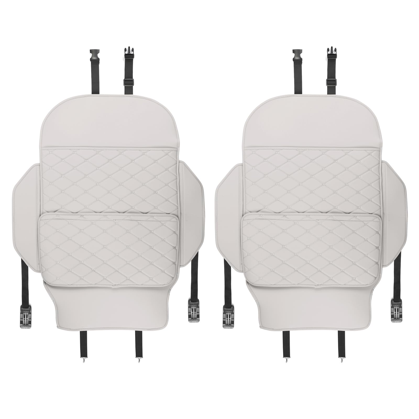 TAIKOO cream-white material closeup highlights odorless, durable fabric for daily use.