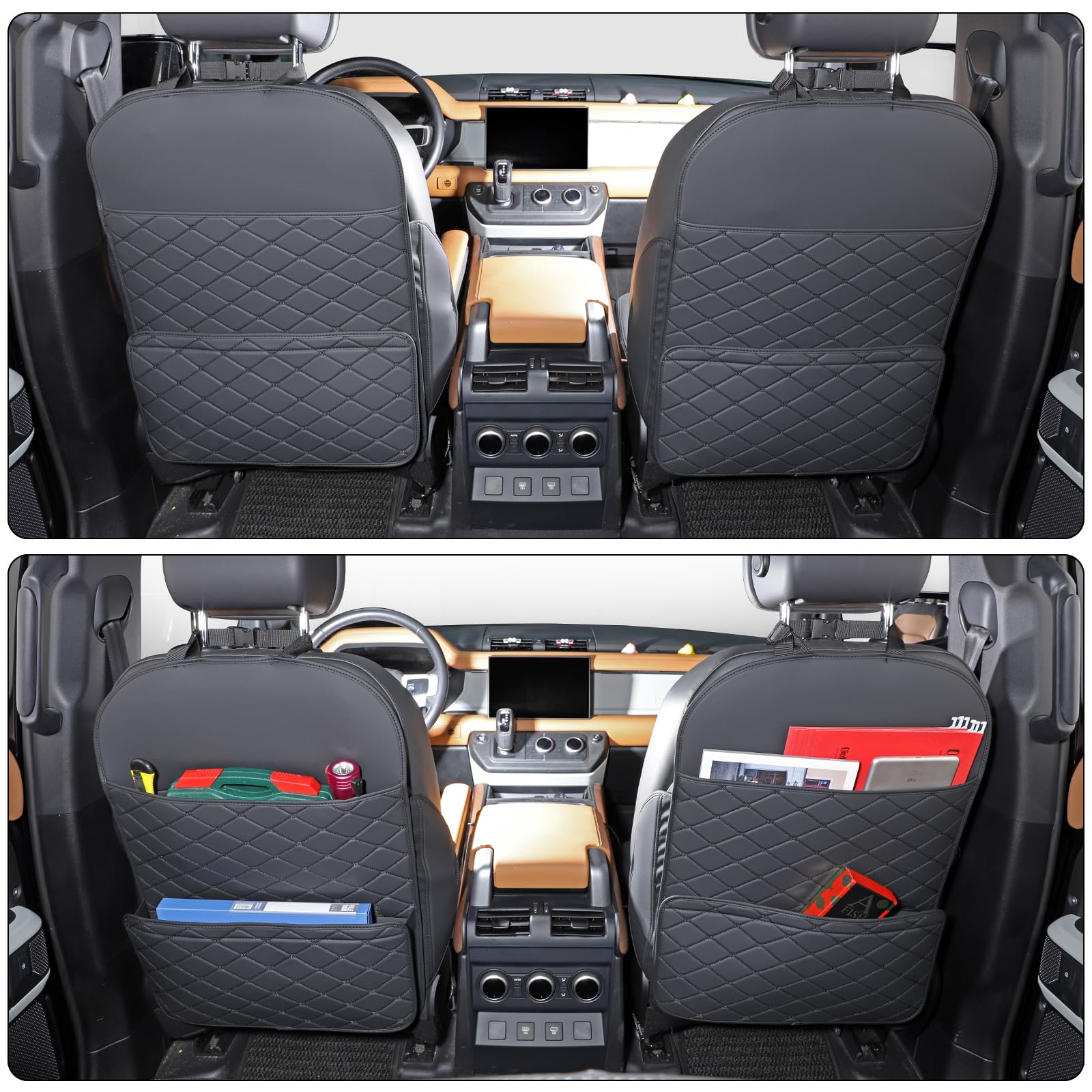 TAIKOO seat back protector dimensions 30x25 highlight wide coverage