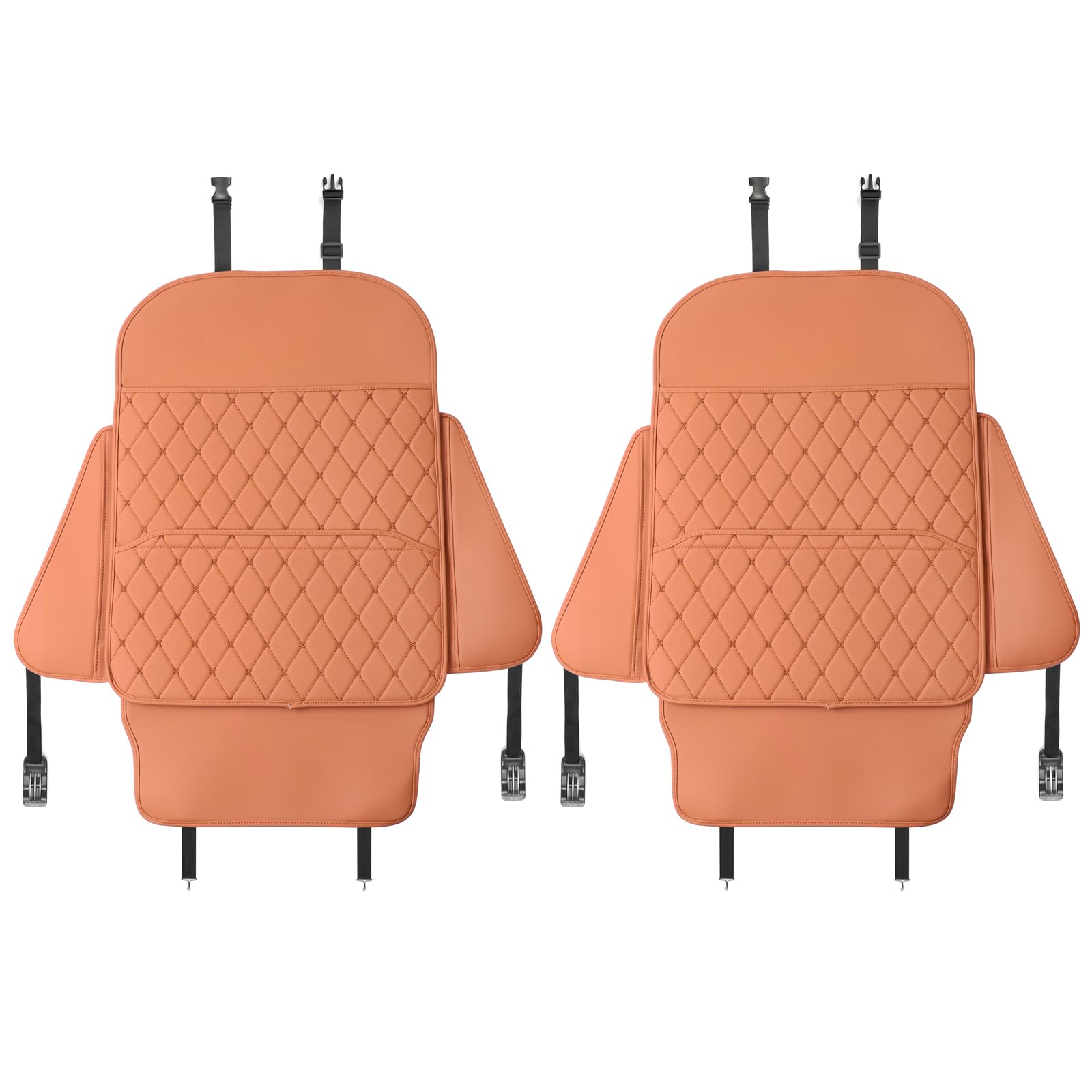 TAIKOO seat back protector easy installation with ribbons and buckles.