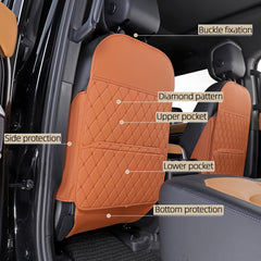 TAIKOO seat back protector large pocket provides extra storage on every ride.