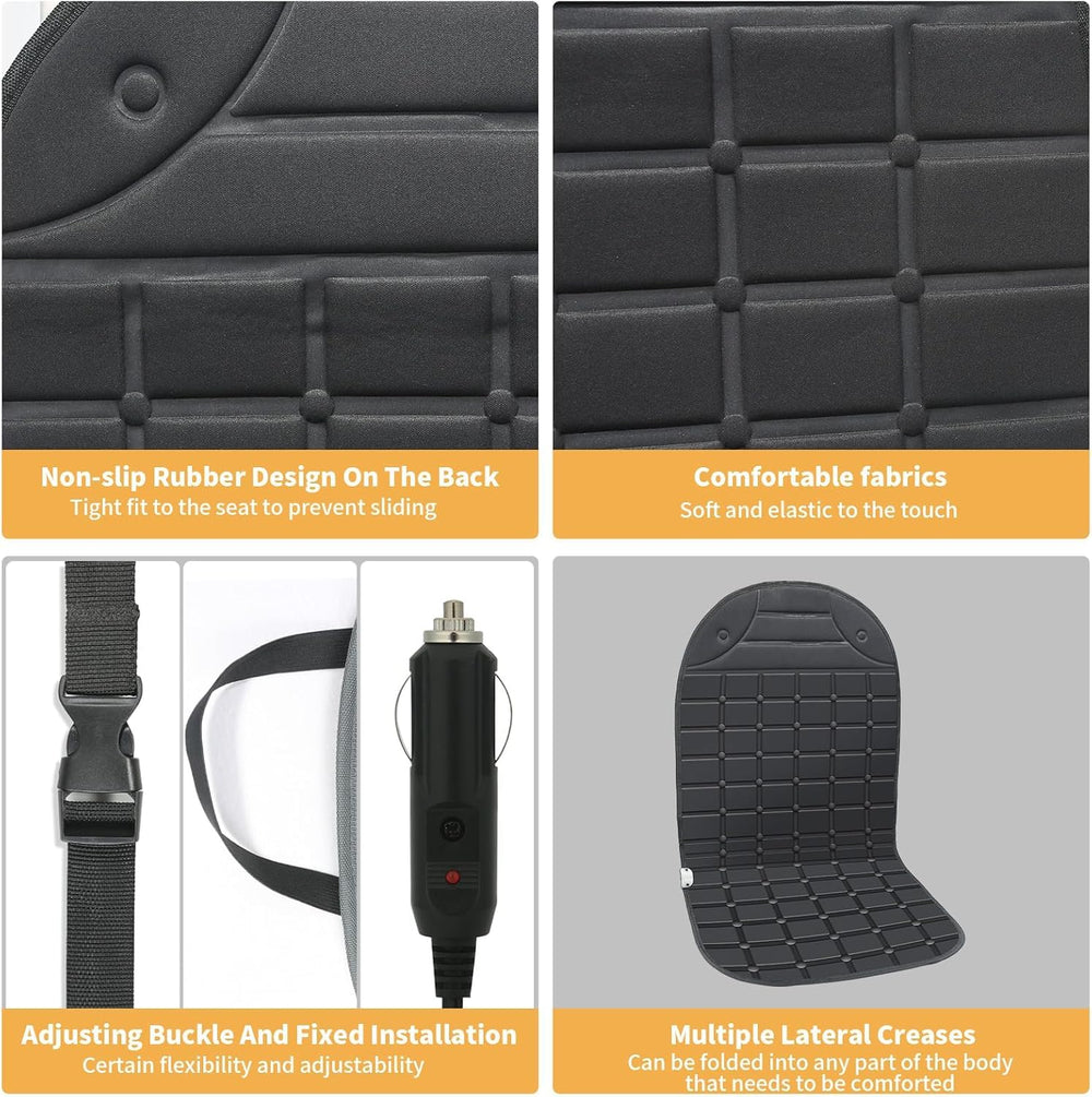 Tailerri cover with adjustable straps securing a snug-fit on seats
