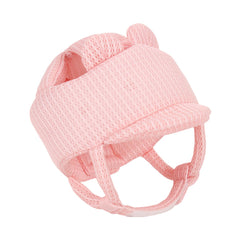 Tailjolly pink bear head protector for crawling with 360° coverage