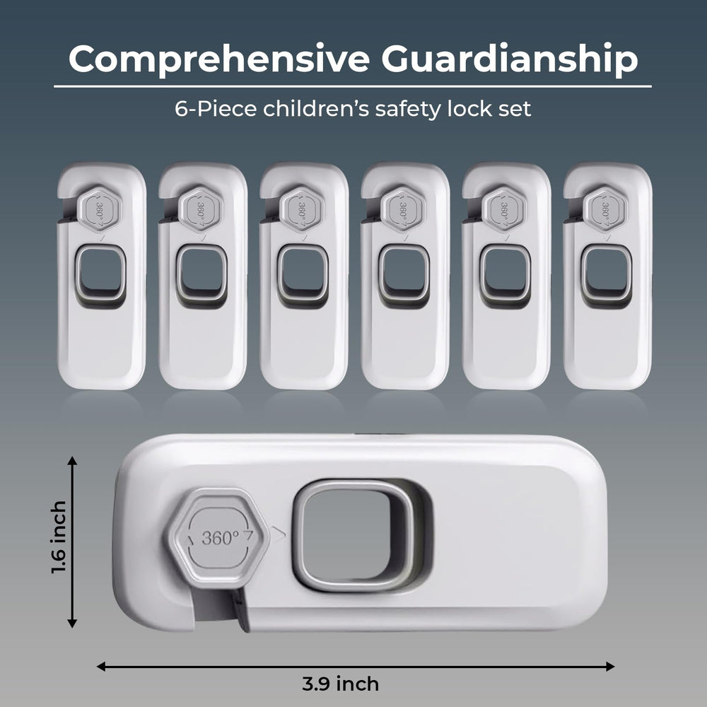 TAJAR BROS durable ABS material: long-lasting locks withstand busy households