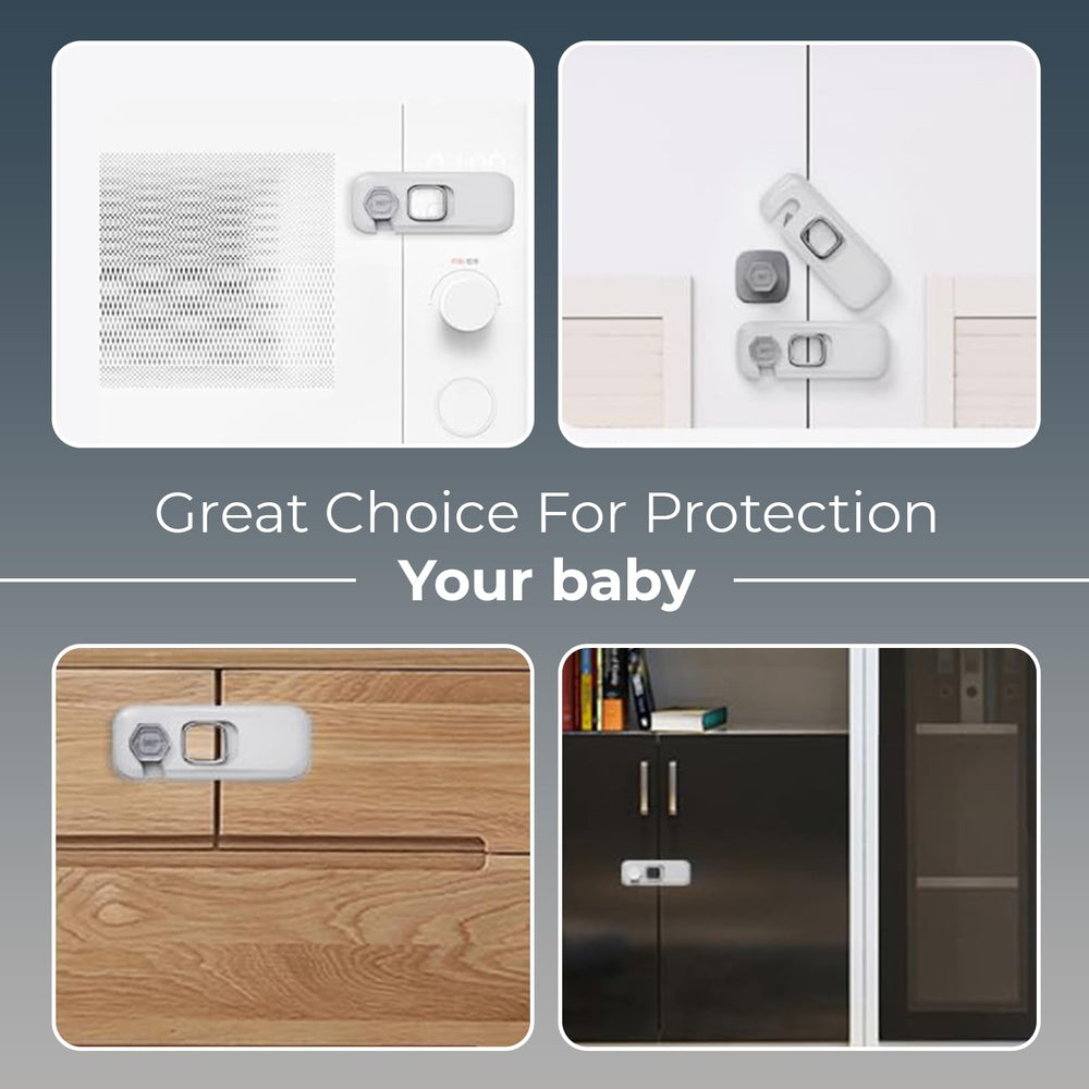 TAJAR BROS kid-safe locks-pack: secure cabinets, drawers, and refrigerators