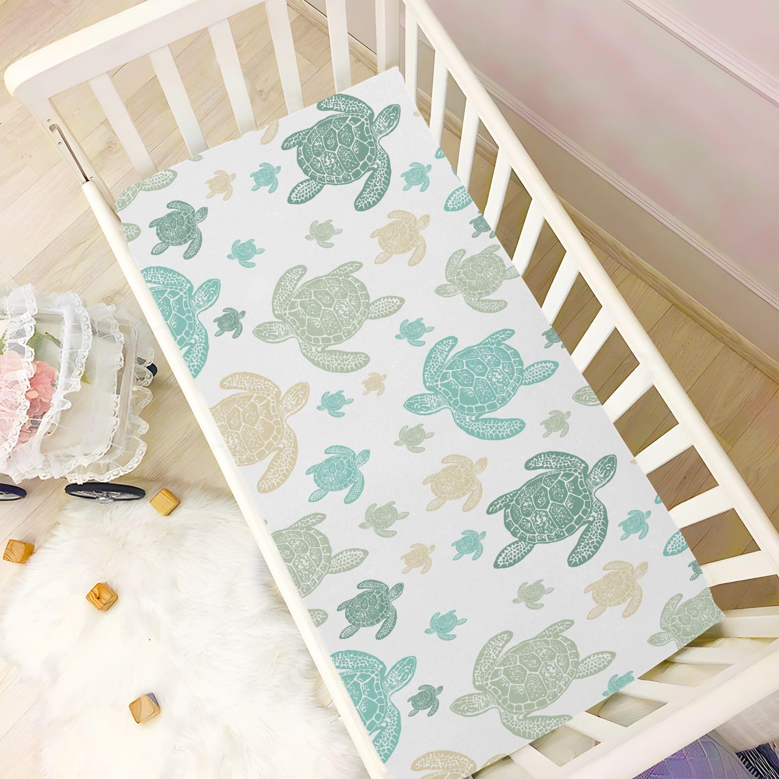 Takiito Sea Turtles nursery decor adds playful vibe to room