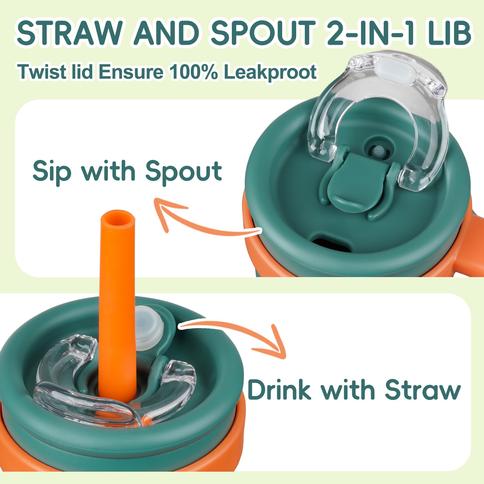 TAKYIT BPA-free stainless steel cup for durable everyday use.