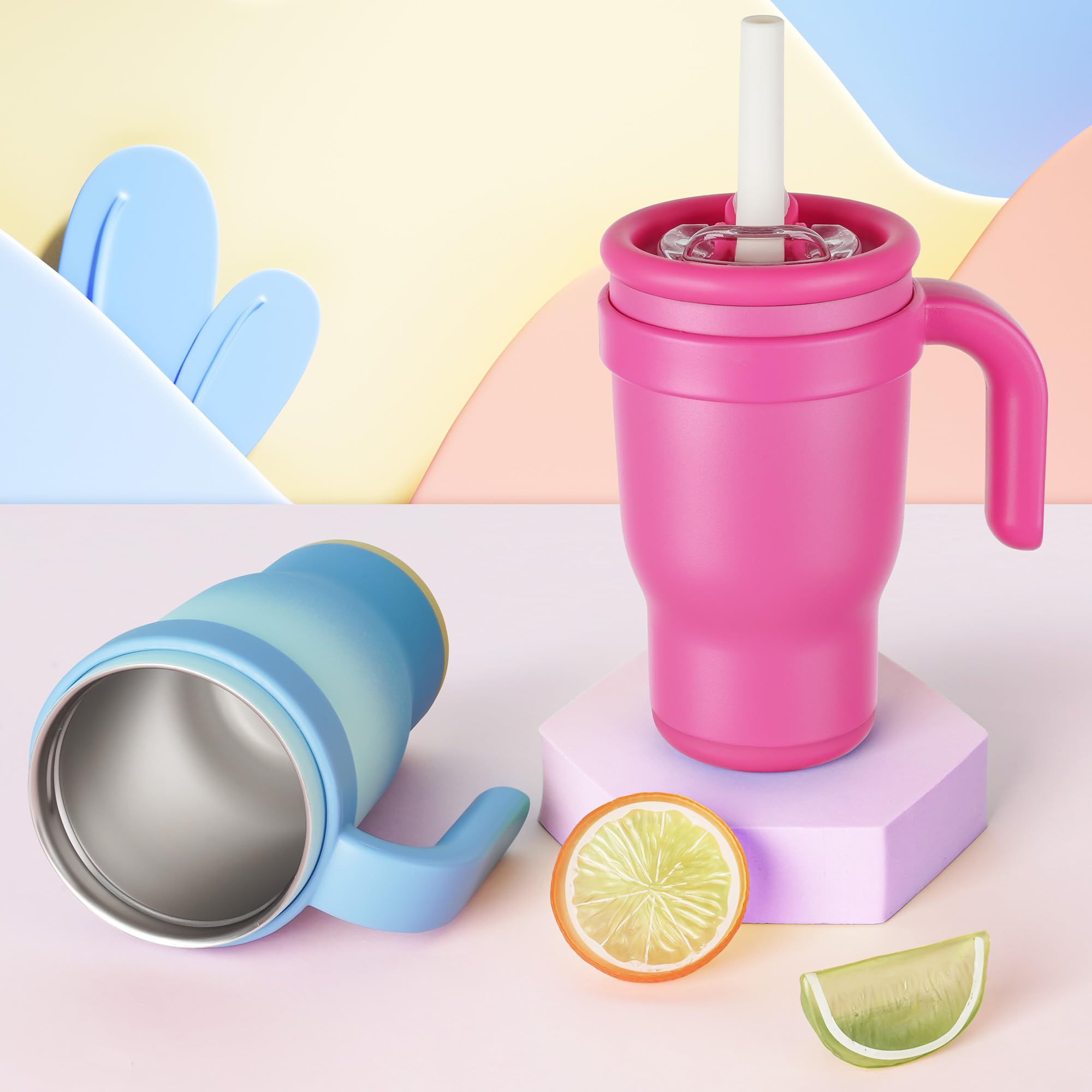 TAKYIT compact-travel-cup fits cup holders and bags for daycare and trips.