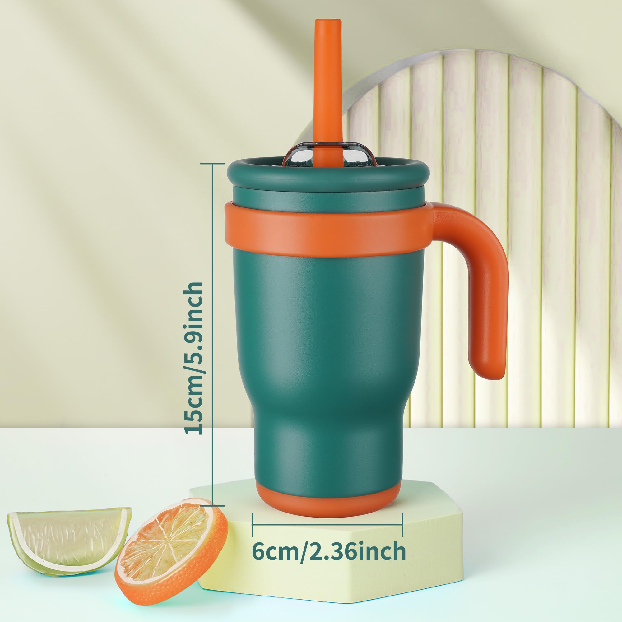 TAKYIT cup fits cup holders and bags for daycare and road trips.