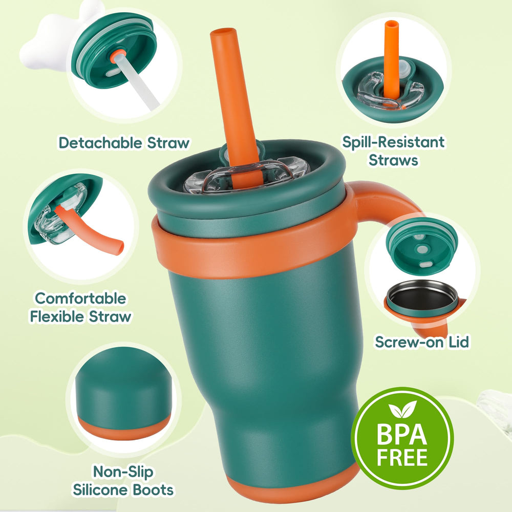 TAKYIT lid seals tightly to help prevent spills in bags and strollers.