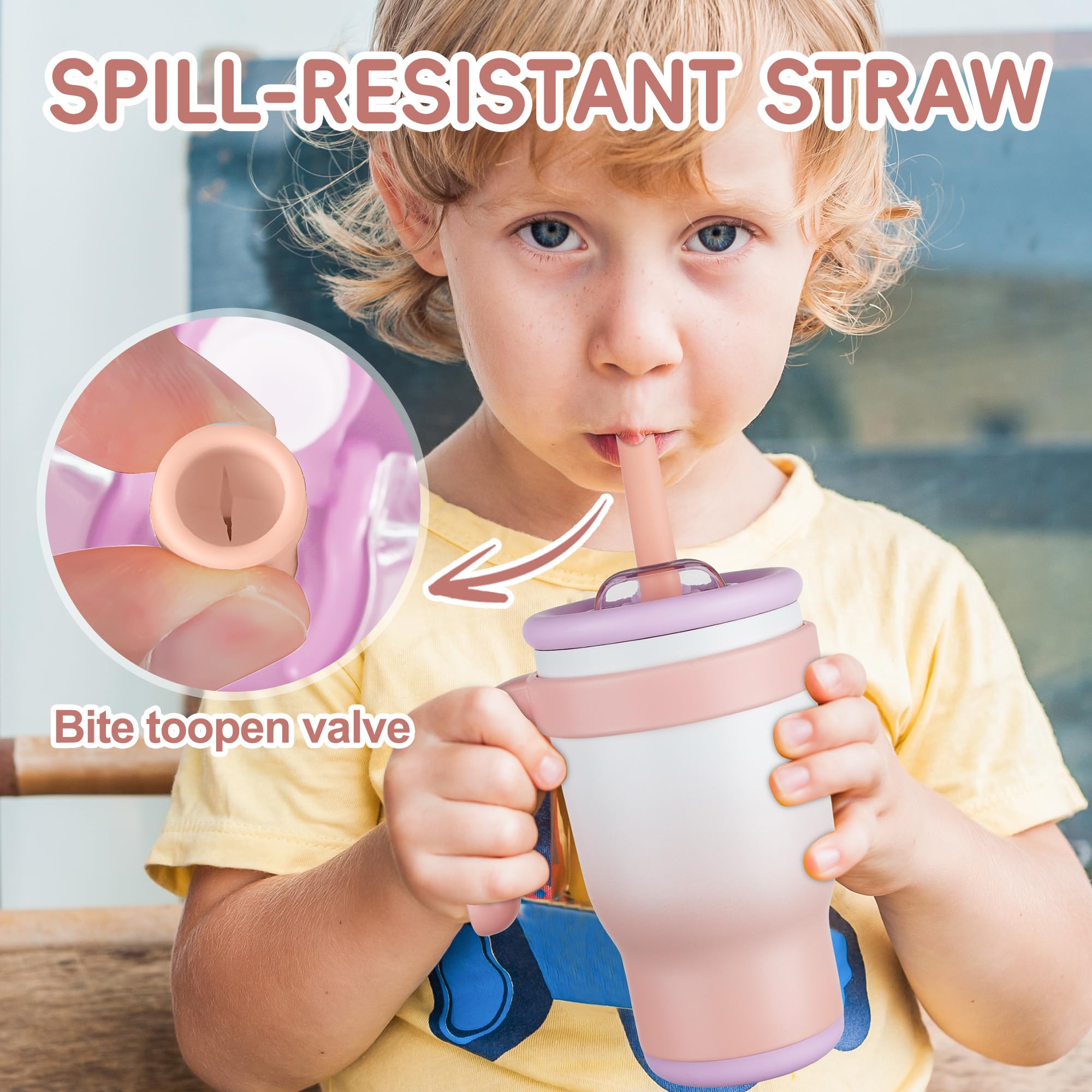 TAKYIT BPA-free stainless body ensures safe daily use and durability for toddlers