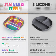 Taladad 3Pack stackable design highlights space-saving storage for families.