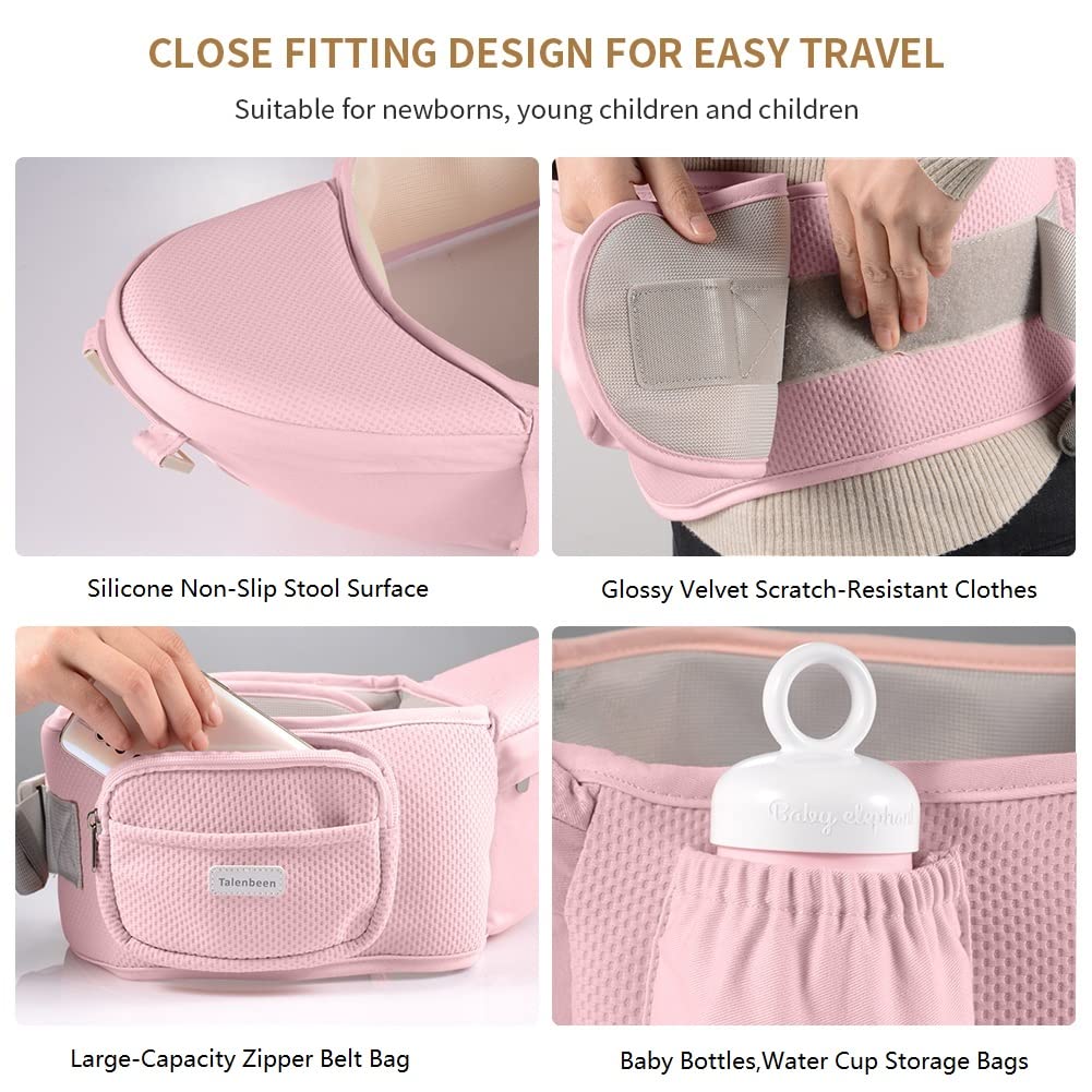 TALENBEEN adjustable shoulder straps and wide waist belt for comfortable fit