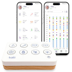 Talli Daily One-Touch Tracker front view enabling quick one-touch logging.