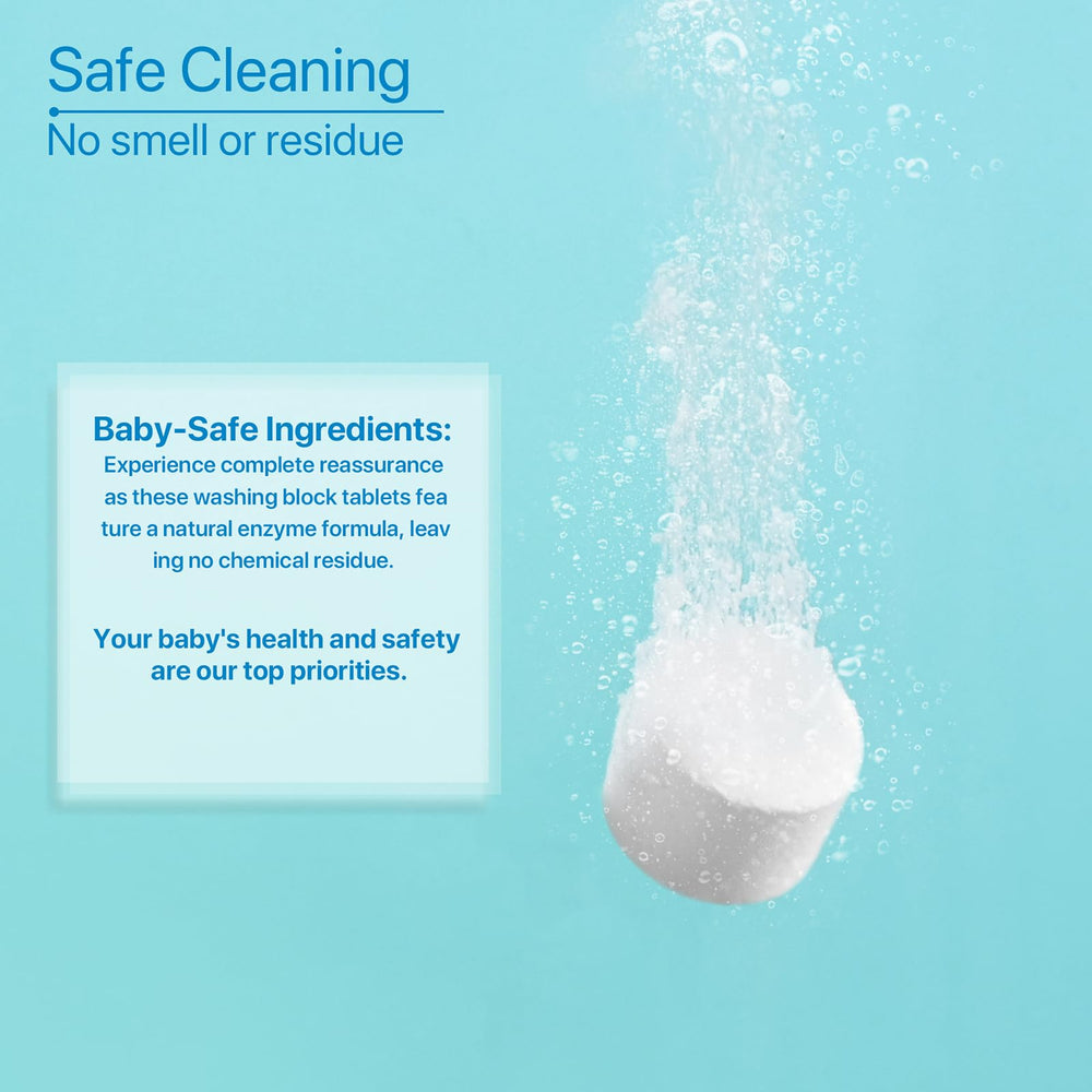 Talovee Official Washing Block in washer image illustrates universal compatibility.