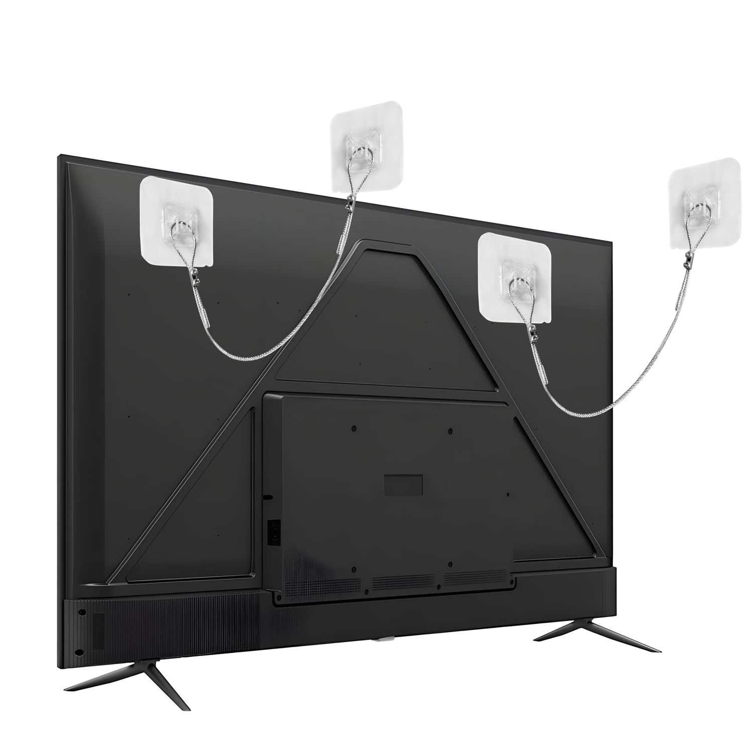 TAMDESG self-adhesive patches closeup shows damage-free mounting