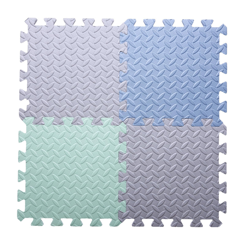 Tamiplay easy-clean mats resist spills with damp cloth and mild soap.