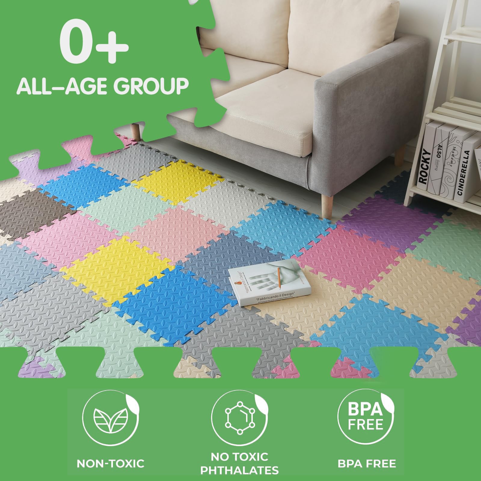 Tamiplay mat floor-protection cushions and protects underlying flooring