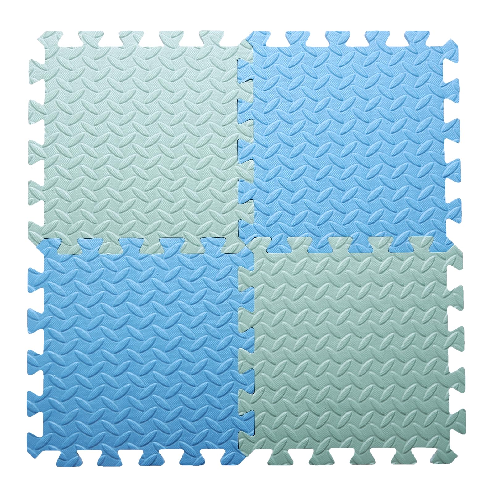Tamiplay leaf-texture foam mat provides non-slip grip for active play