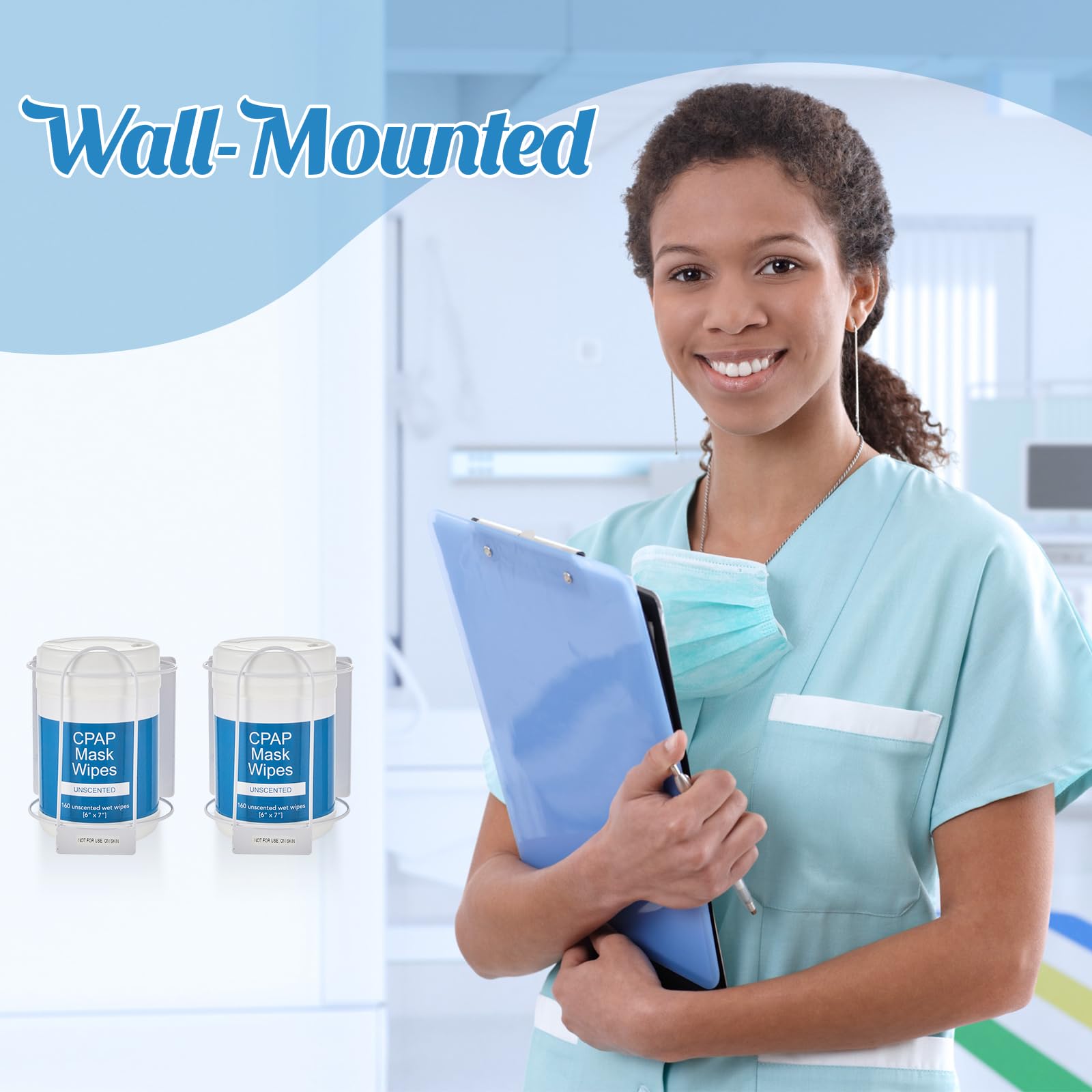 Tandefio wipes holders in bathroom keeps wipes tidy and accessible.