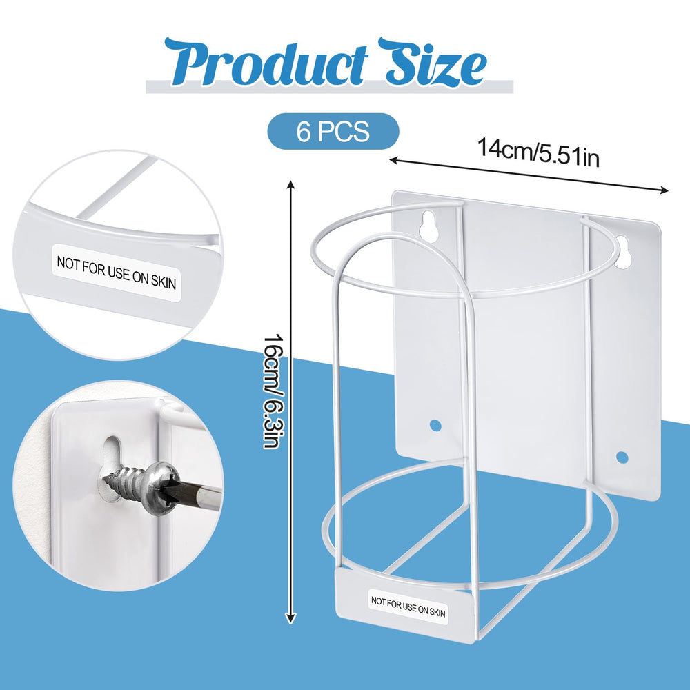 Tandefio wipes holders wall-mounted bracket mounted in a bathroom for easy wipe access.