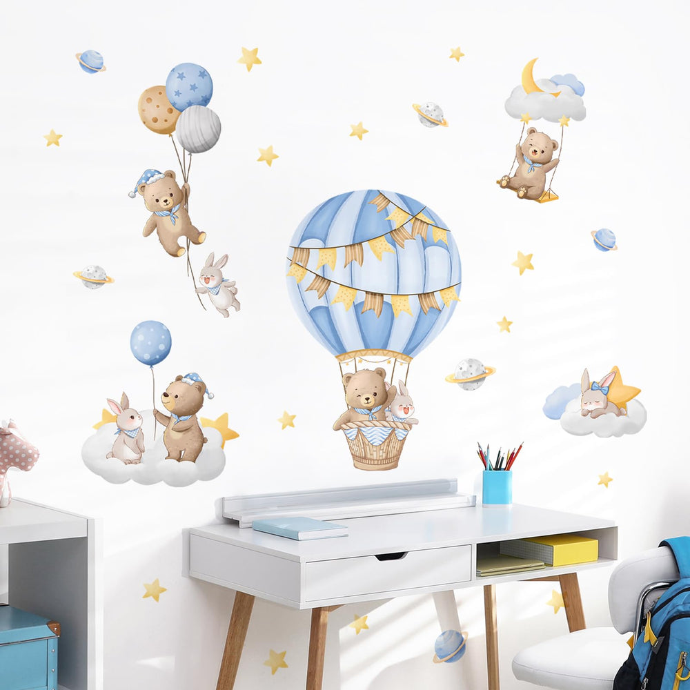 Tanlaby self-adhesive wall stickers install easily on smooth surfaces.